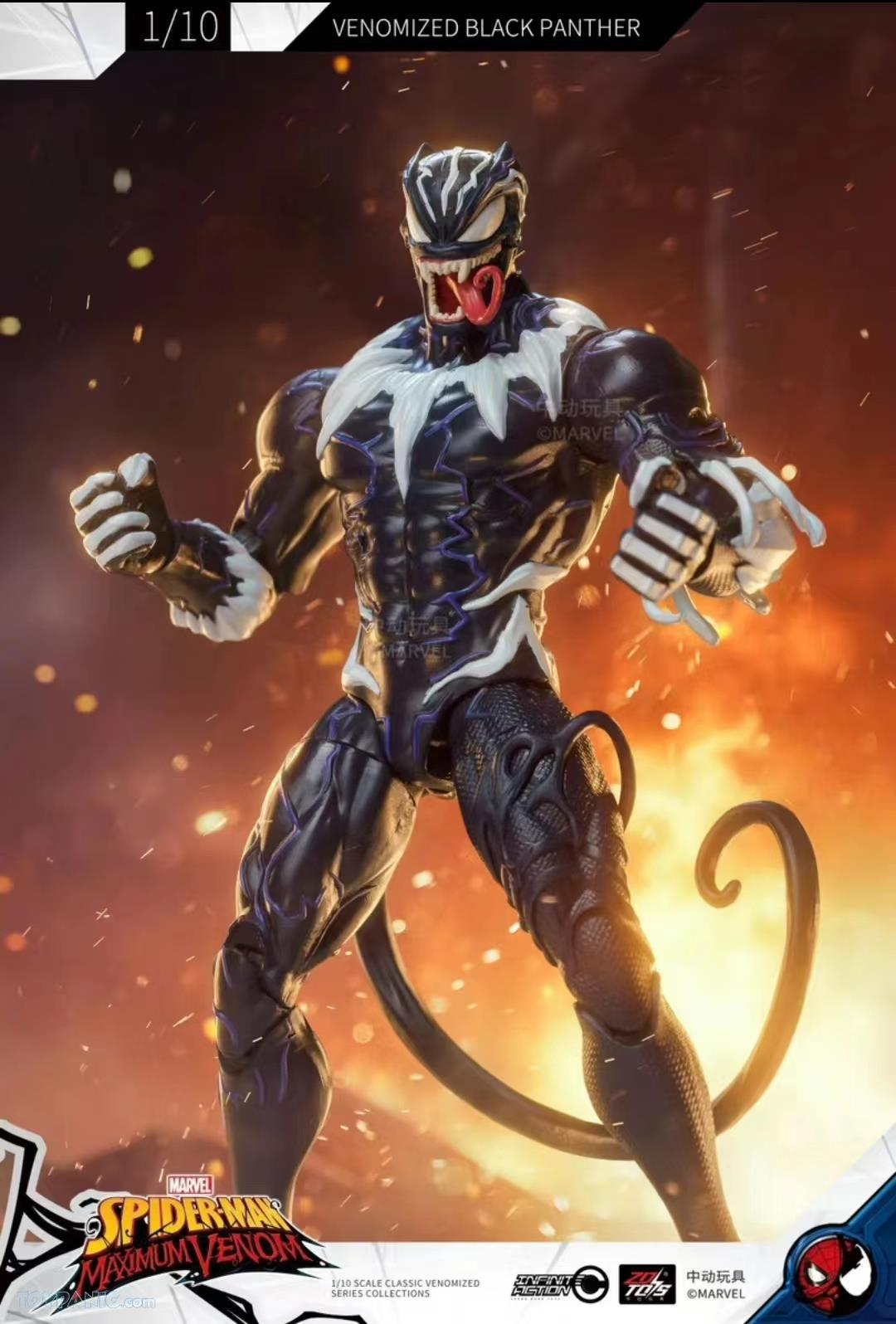 ZD TOYS 1/10 Venomized Black Panther