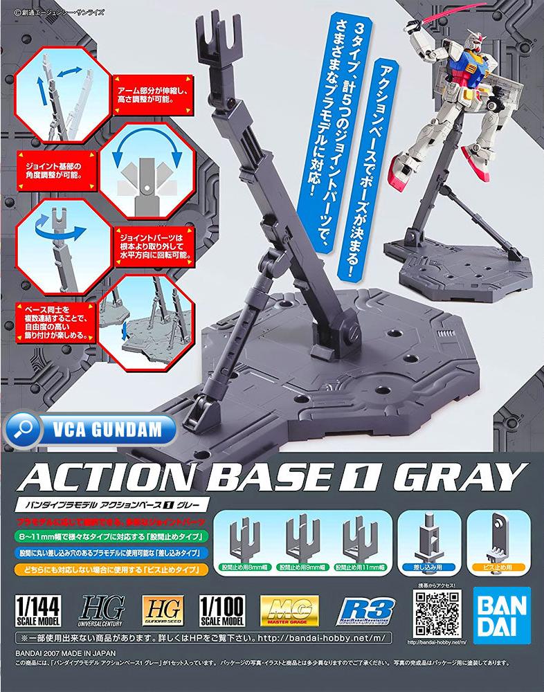 BANDAI Action Base 1 GRAY