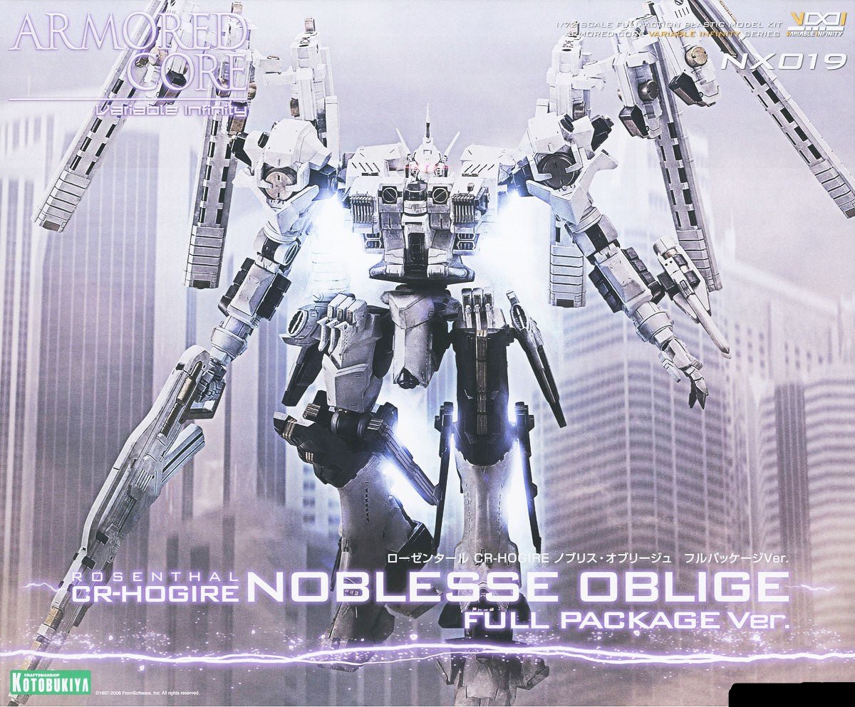 KOTOBUKIYA Armored Core Rosenthal CR-HOGIRE Noblesse Oblige Full Package Version