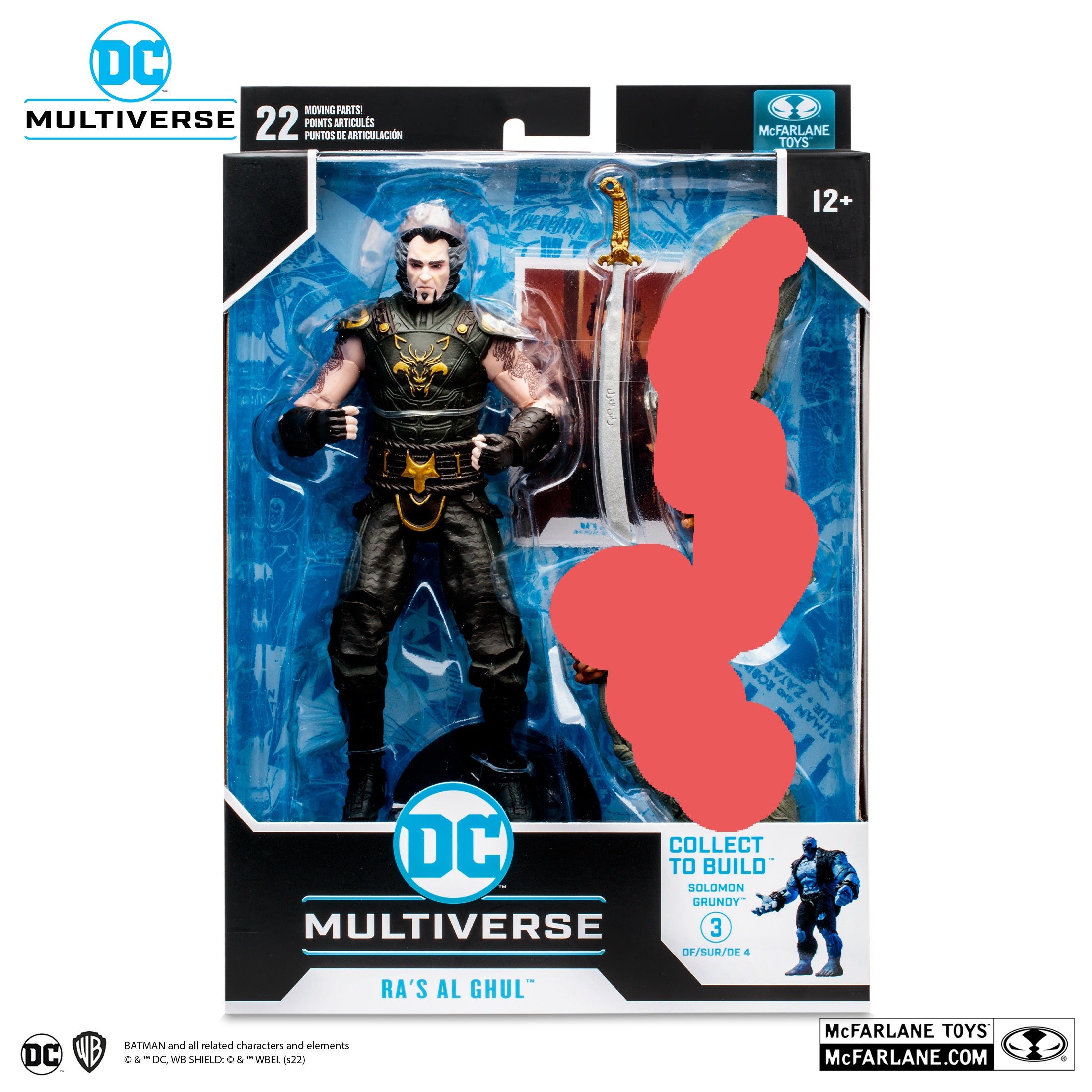 MCFARLANE TOYS DC MULTIVERSE Solomon Grundy BAF KLB Ra's Al Ghul (Batman : Arkham City)