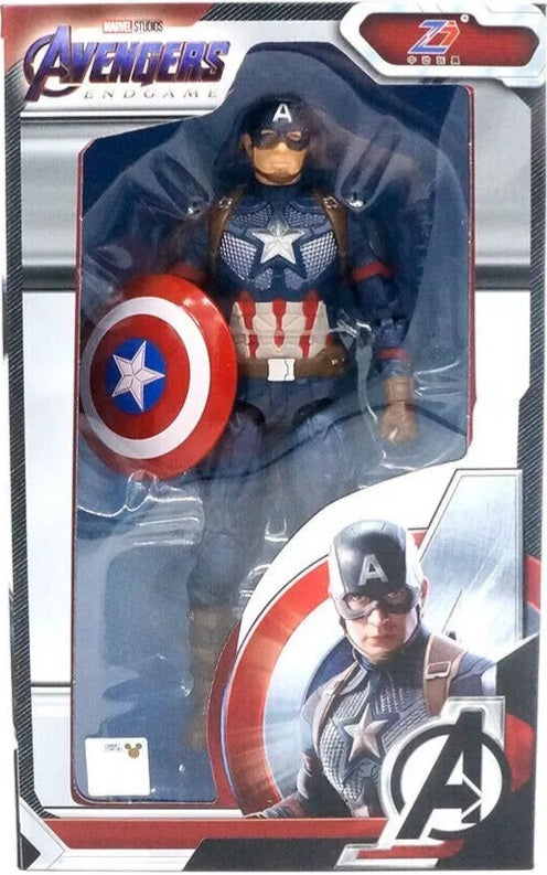 ZD TOYS Kids Marvel Avengers 7in Captain America