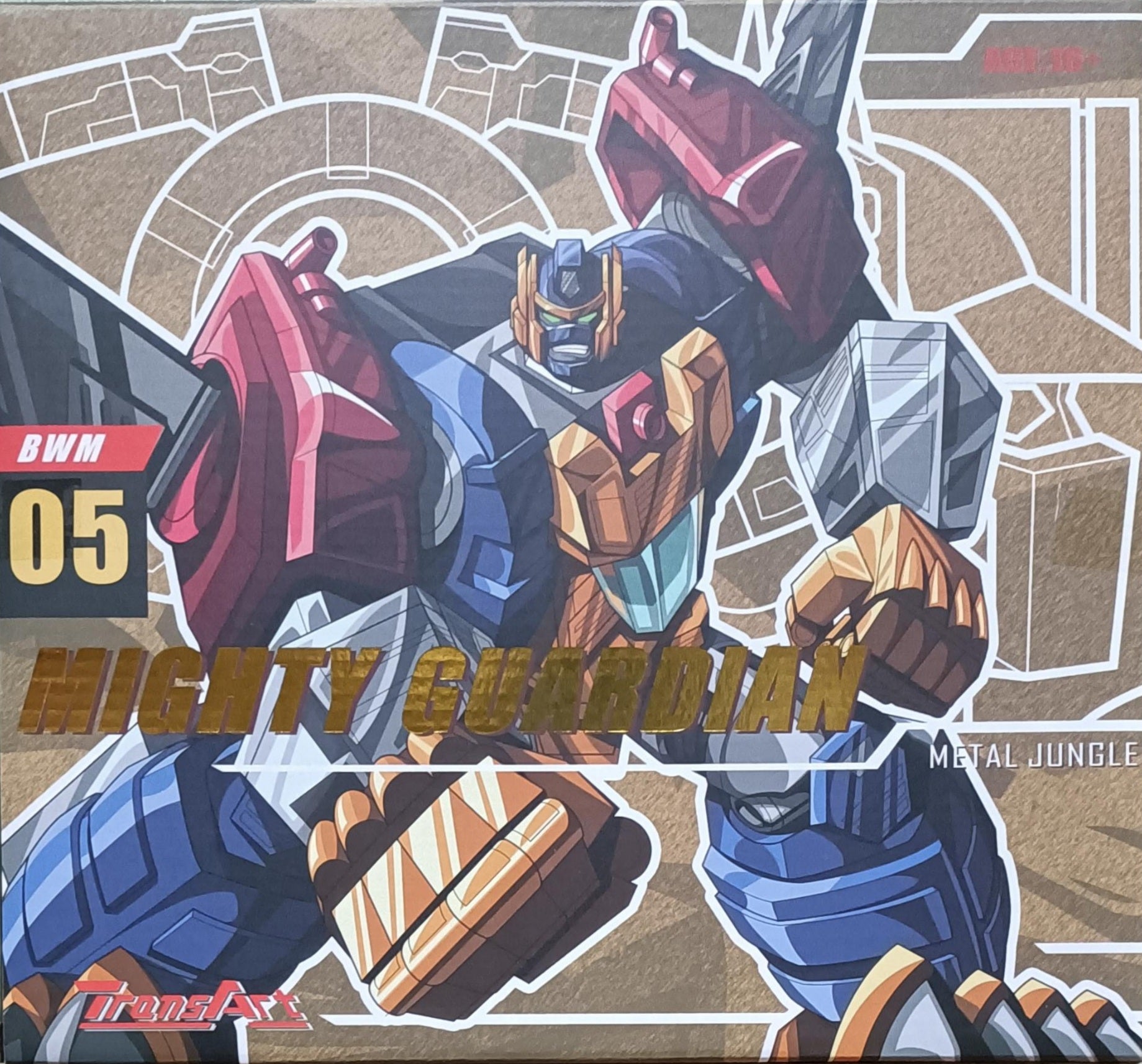 TA TRANSART TOYS BWM-05 Big Primal Prime (Optimus Primal)