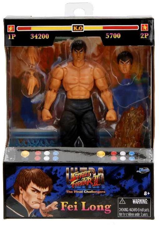 JADA TOYS 6in Street Fighter Fei Long