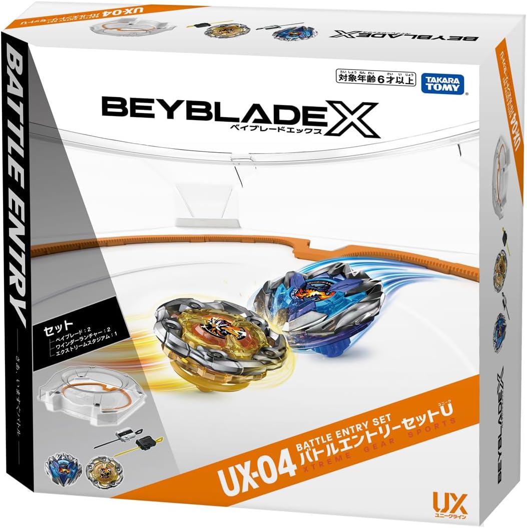 TAKARA TOMY Beyblade X UX-04 Battle Entry Set