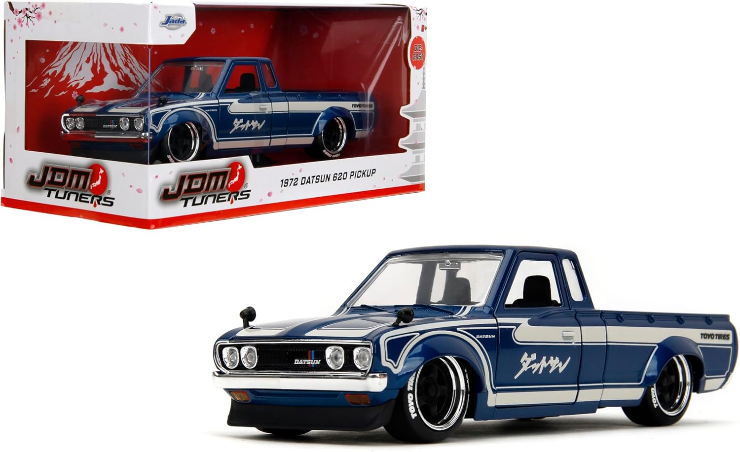JADA TOYS 1:24 JDM TUNERS DIE-CAST 1972 Datsun 620 Pickup