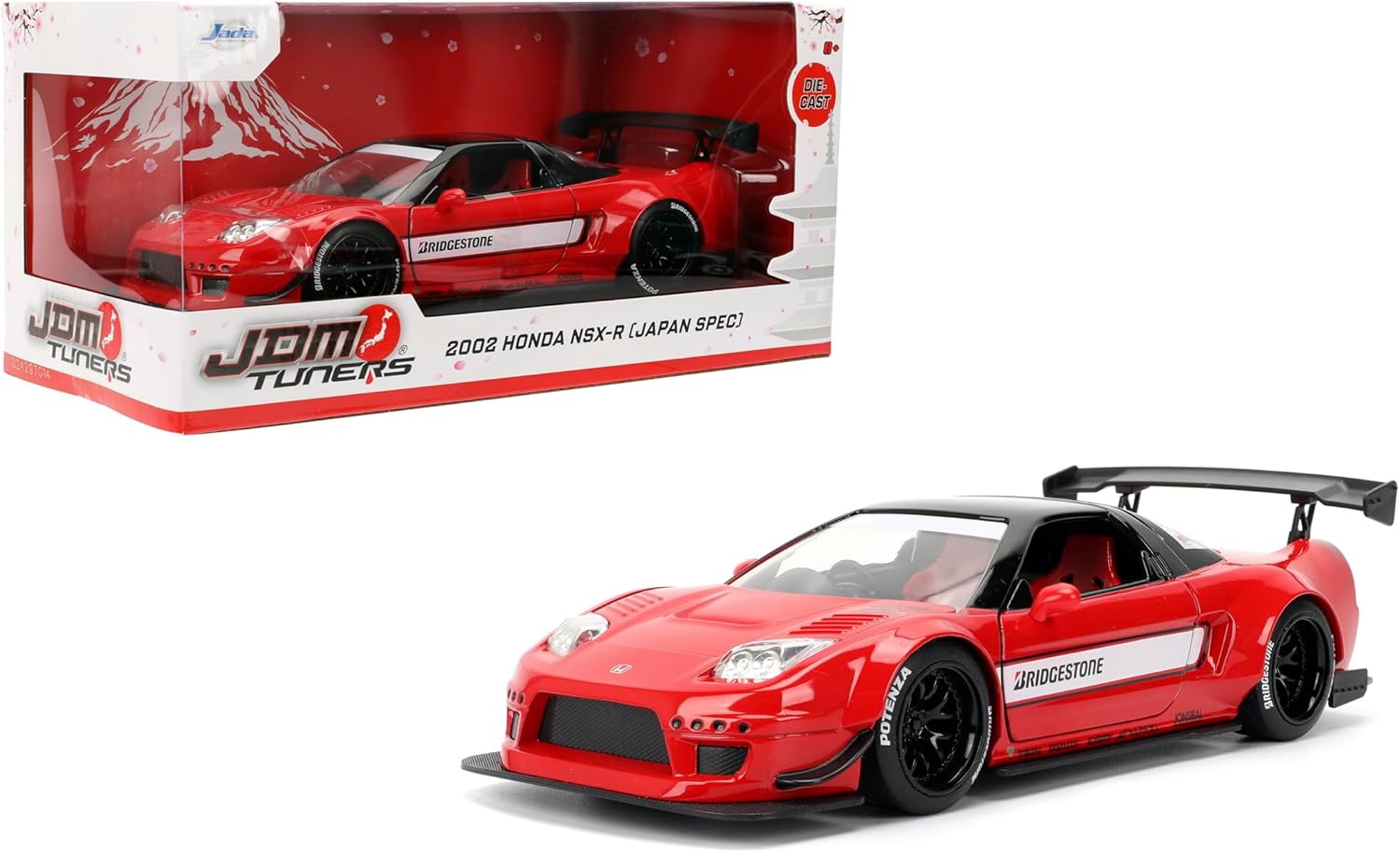 JADA TOYS 1:24 JDM TUNERS DIE-CAST 2002 Honda NSX-R [Japan Spec]
