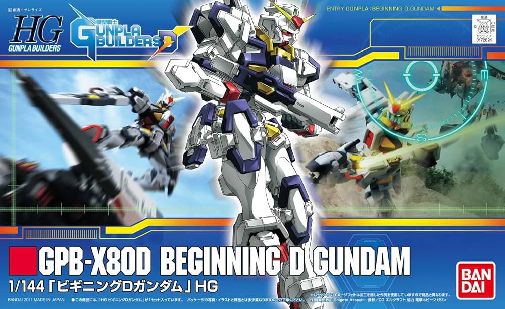 BANDAI HG 1/144 HGGB Beginning D Gundam