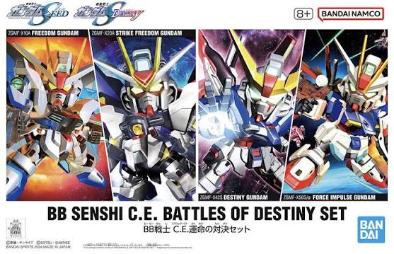 BANDAI SD BB Senshi C.E. Fateful Confrontation Set
