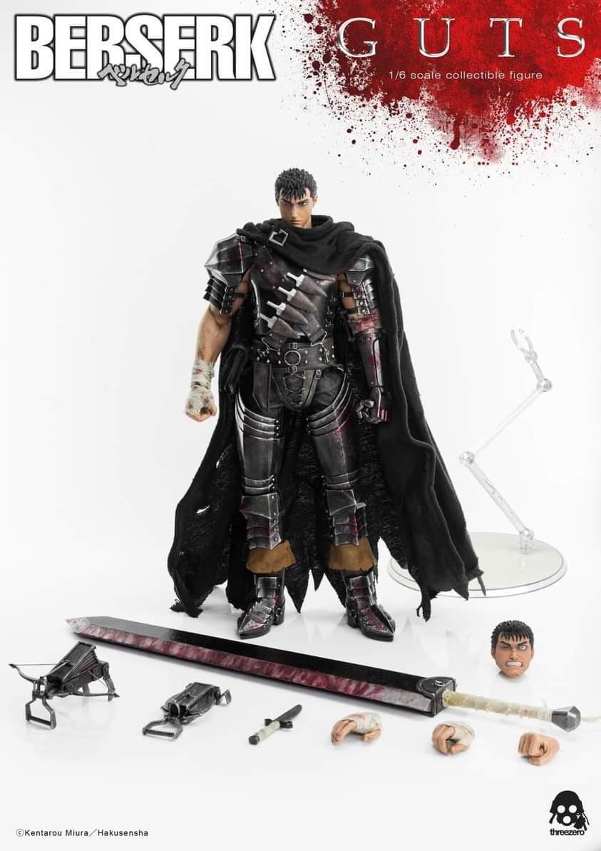 THREEZERO 1/6 BERSERK Guts (Black Swordsman)