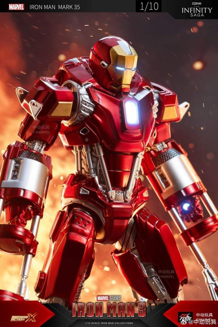 ZD TOYS 1/10 Ironman Mk35 Red Snapper