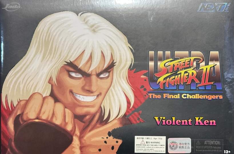 JADA TOYS 6in Street Fighter Violent Ken