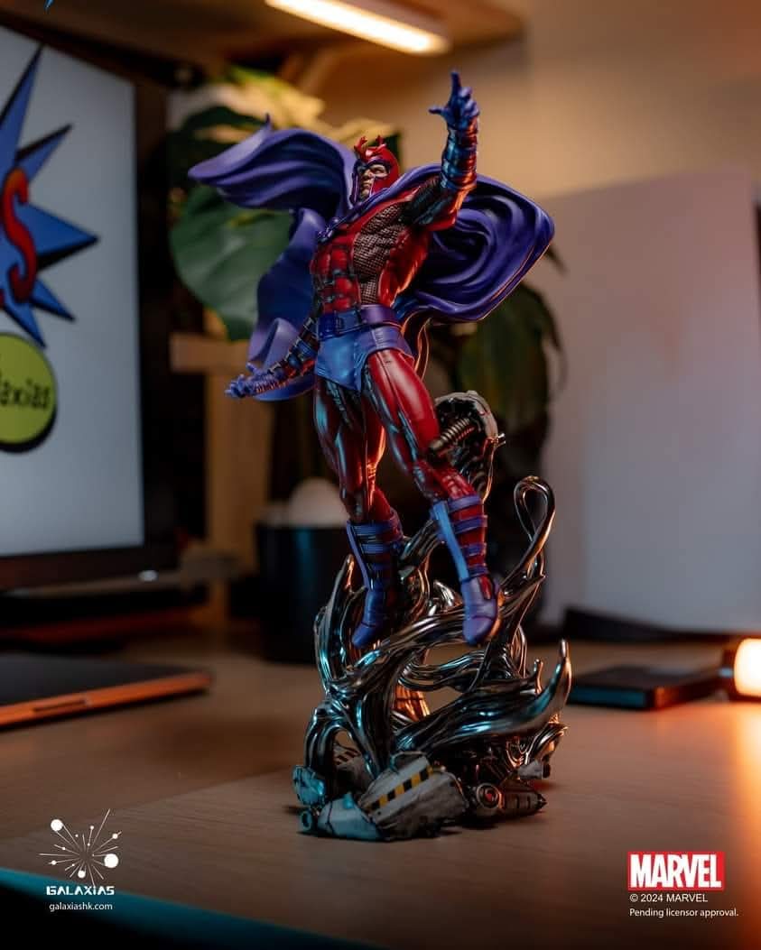 GALAXIAS DESKTOP SUPERS #1 - Magneto 1/8 PVC Figure