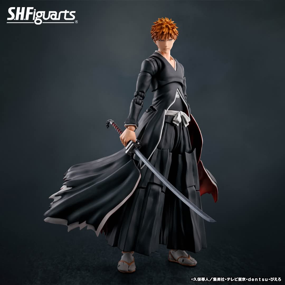 BANDAI TAMASHII NATIONS - S.H.Figuarts Bleach Ichigo Kurosaki Getsugatensho Ver