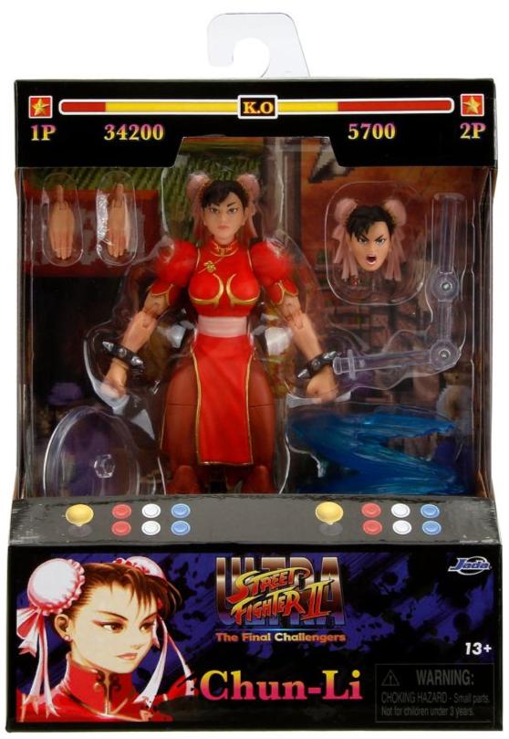 JADA TOYS 6in Street Fighter Chun Li (Player 2)