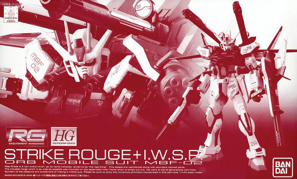 PBANDAI RG 1/144 MBF-02 Strike Rouge + IWSP