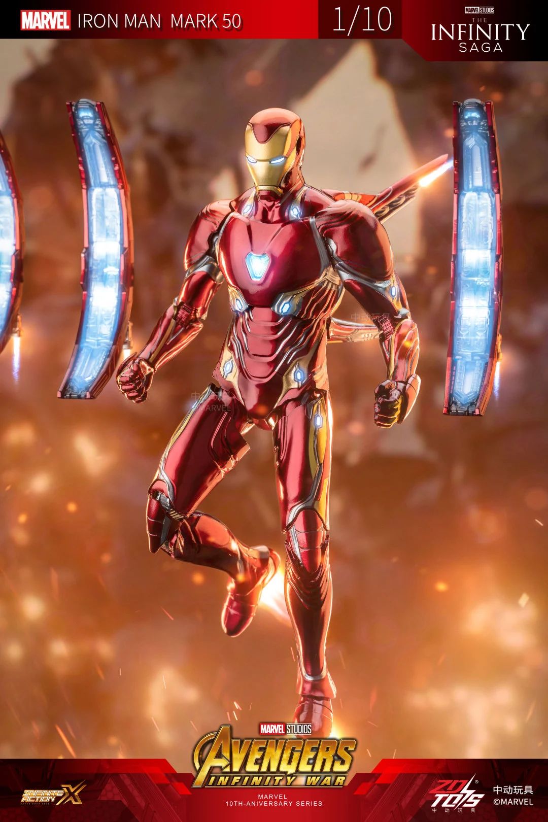 ZD TOYS 1/10 Ironman Mk50 LED