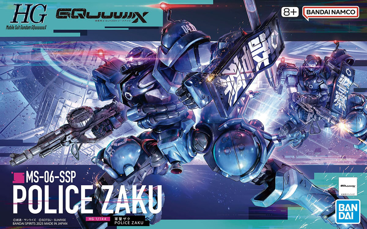 BANDAI HG 1/144 HGGQ Police Zaku