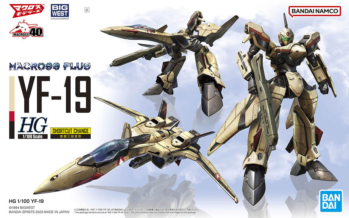 BANDAI HG 1/100 Macross YF-19
