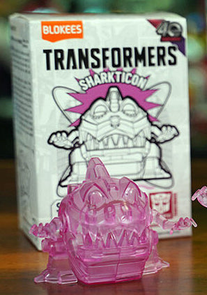 BLOKEES Transformers Sharkticons Blue and Pink