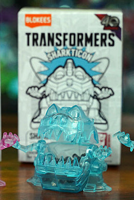 BLOKEES Transformers Sharkticons Blue and Pink SMALL