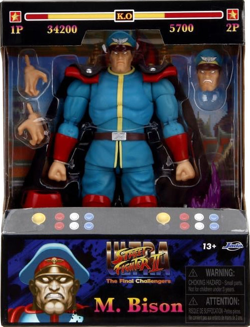 JADA TOYS 6in Street Fighter M.Bison (BBTS Exclusive)(Blue)