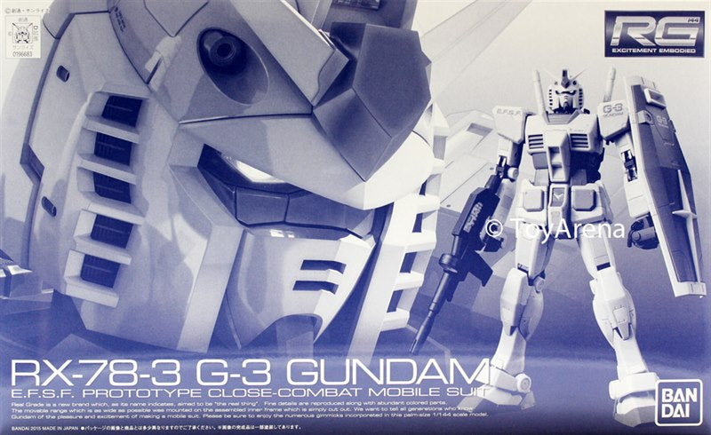PBANDAI RG 1/144 RX-78-3 G-3 Gundam