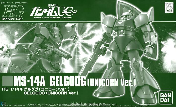 PBANDAI HG 1/144 HGUC Gelgoog (Unicorn Ver)