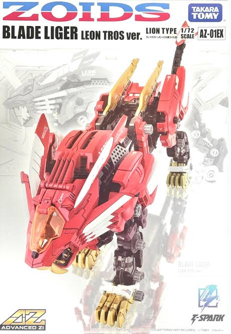 TAKARA TOMY ZOIDS AZ-01EX Blade Liger Leon Tros Ver.