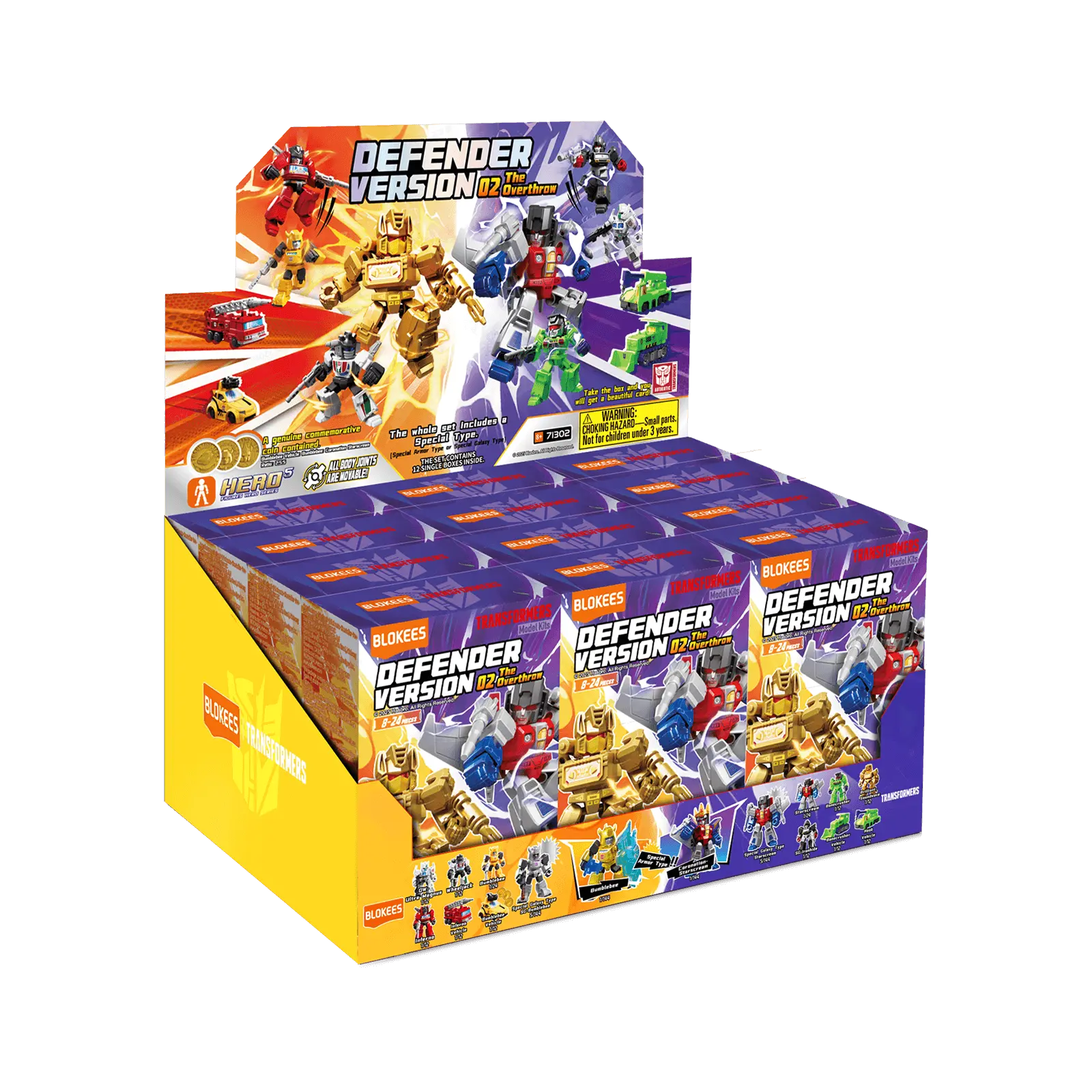 BLOKEES Transformers Defender Version 02 The Overthrow SOLO
