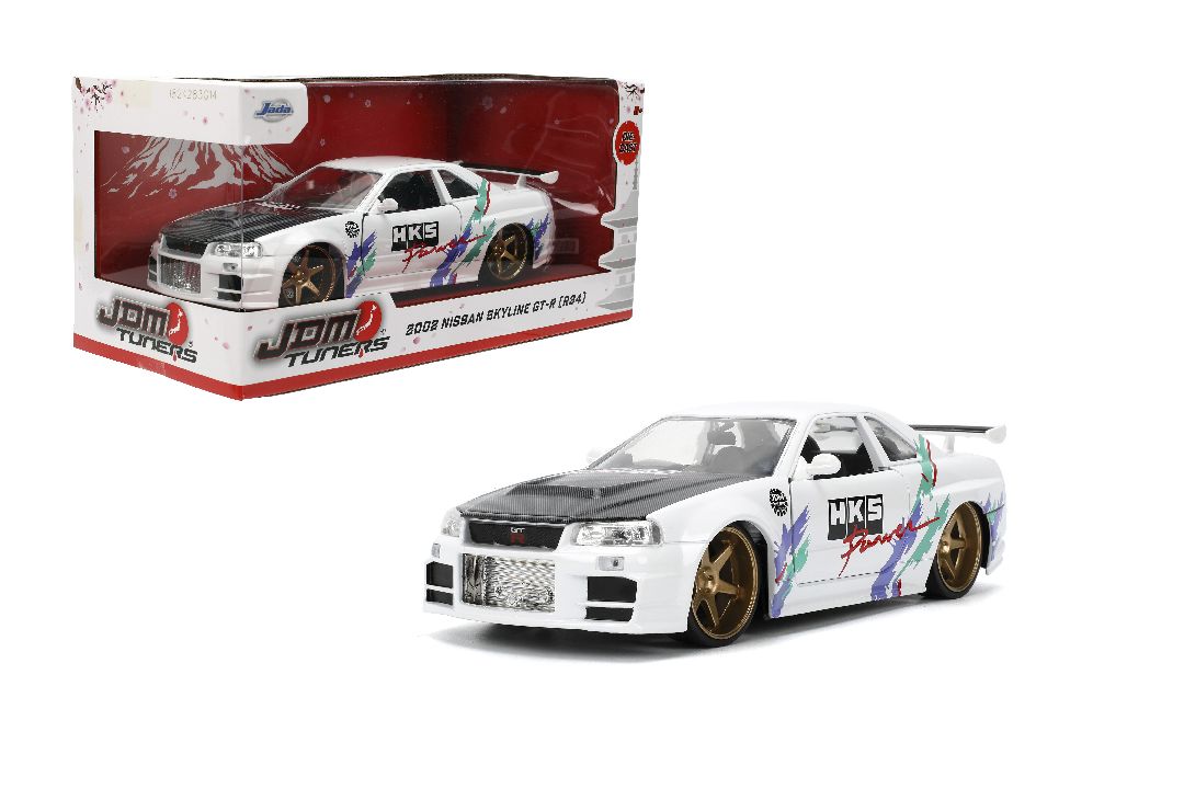 JADA TOYS 1:24 JDM TUNERS DIE-CAST 2002 Nissan Skyline GT-R (R34)