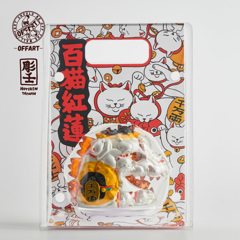 OFFART x Arren Hundred Cats Red Lotus Blessing Mini Version